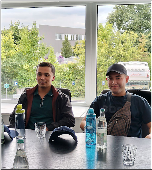 Auszubildene Nfz-Mechatroniker aus Usbekistan